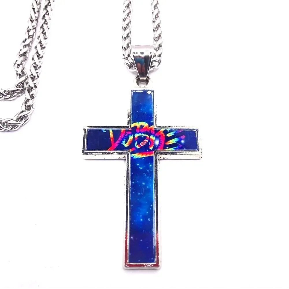 Silver Chain Cross Necklace Dobres Brothers Cross Pendant Necklace